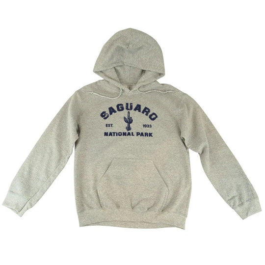 Saguaro National Park Fleece Hoodie - Collegiate front view