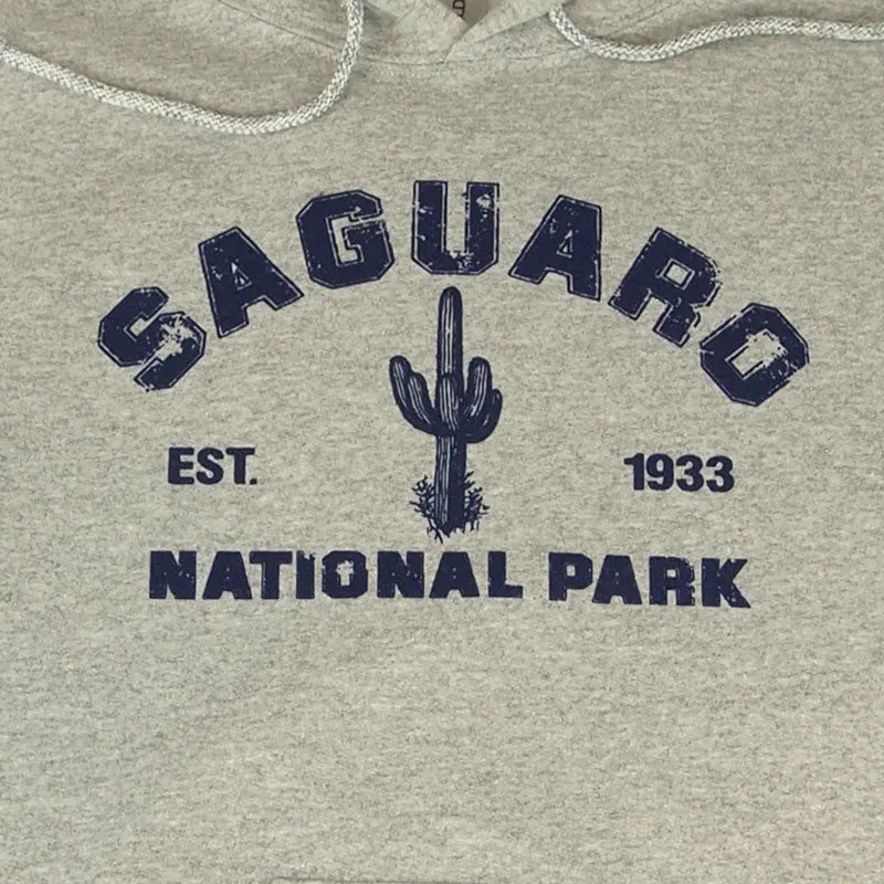 Saguaro National Park Fleece Hoodie - Collegiate logo detail