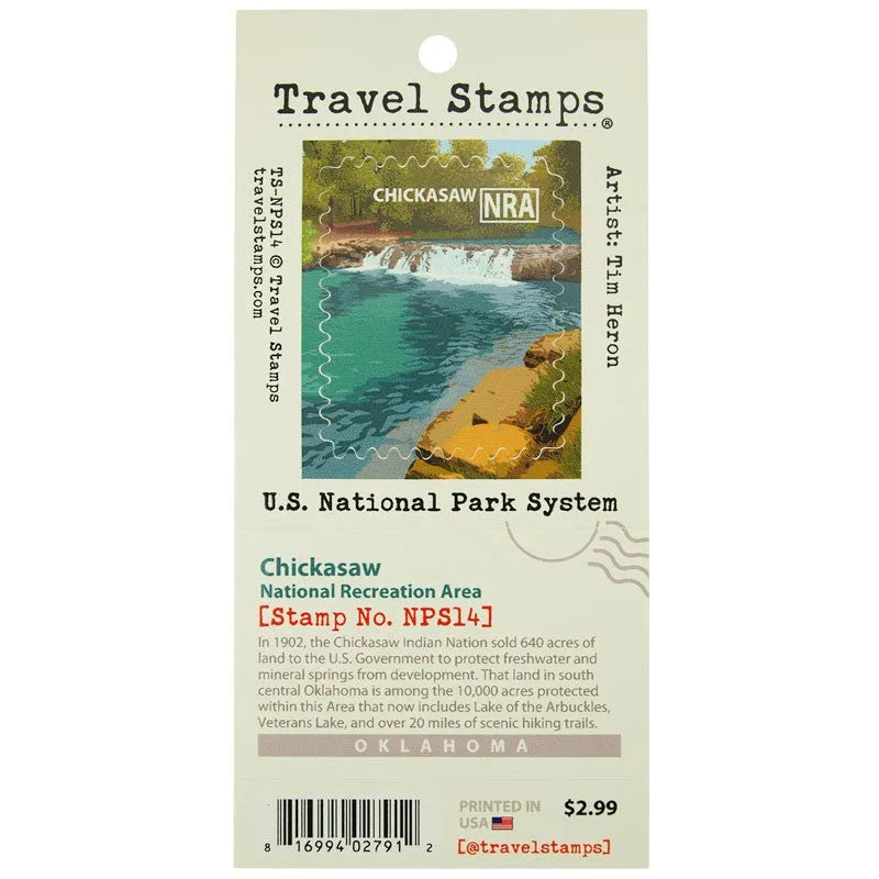 Chickasaw National Rec. Area Travel Stamp