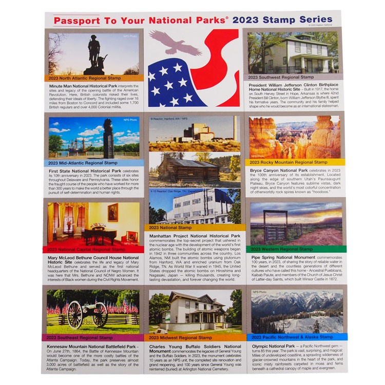 2023 Passport To Your National Parks® Stamp Set