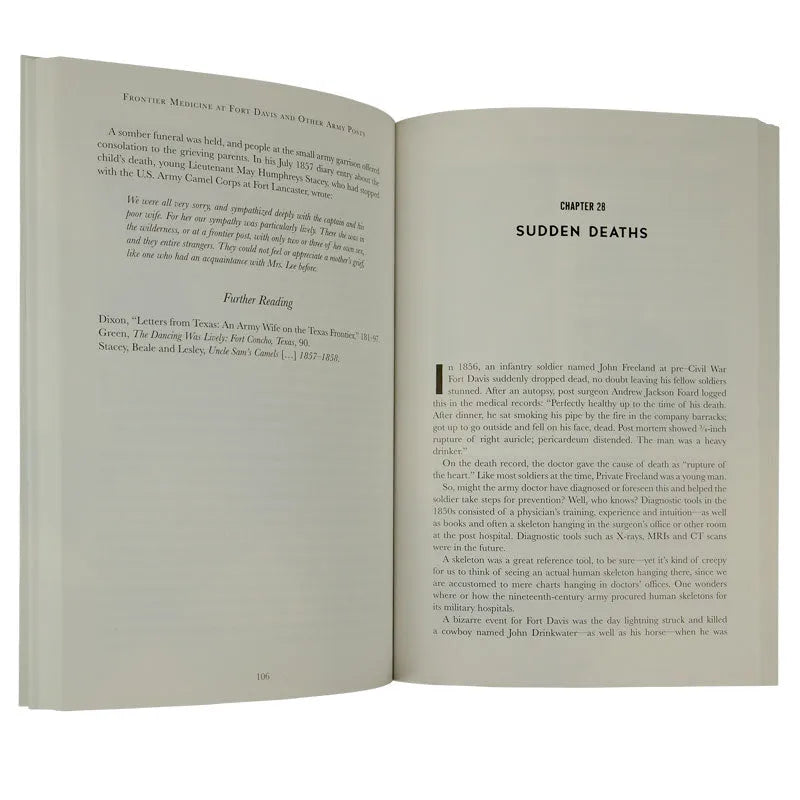 Frontier Medicine at Fort Davis by Donna Gerstle Smith interior pages