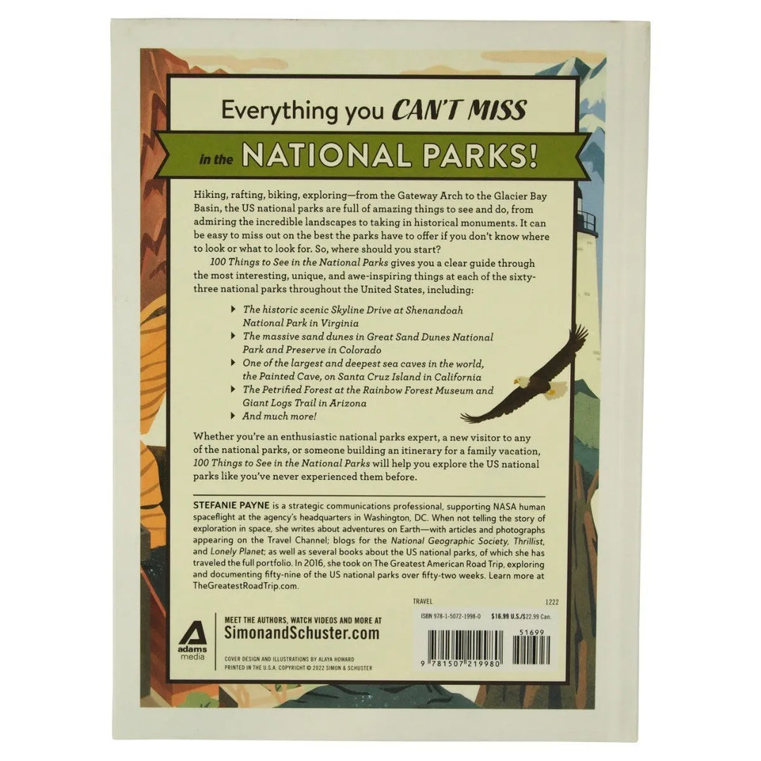 100 Things to See in the National Parks Back Cover