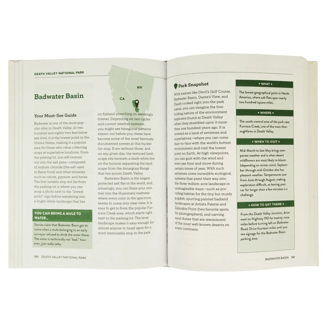 100 Things to See in the National Parks interior pages