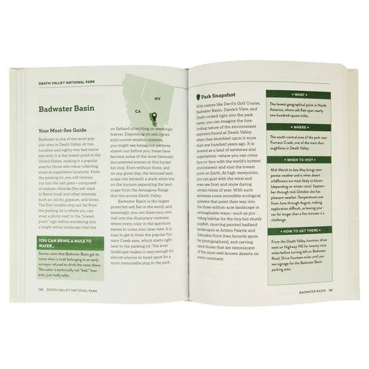 100 Things to See in the National Parks interior pages