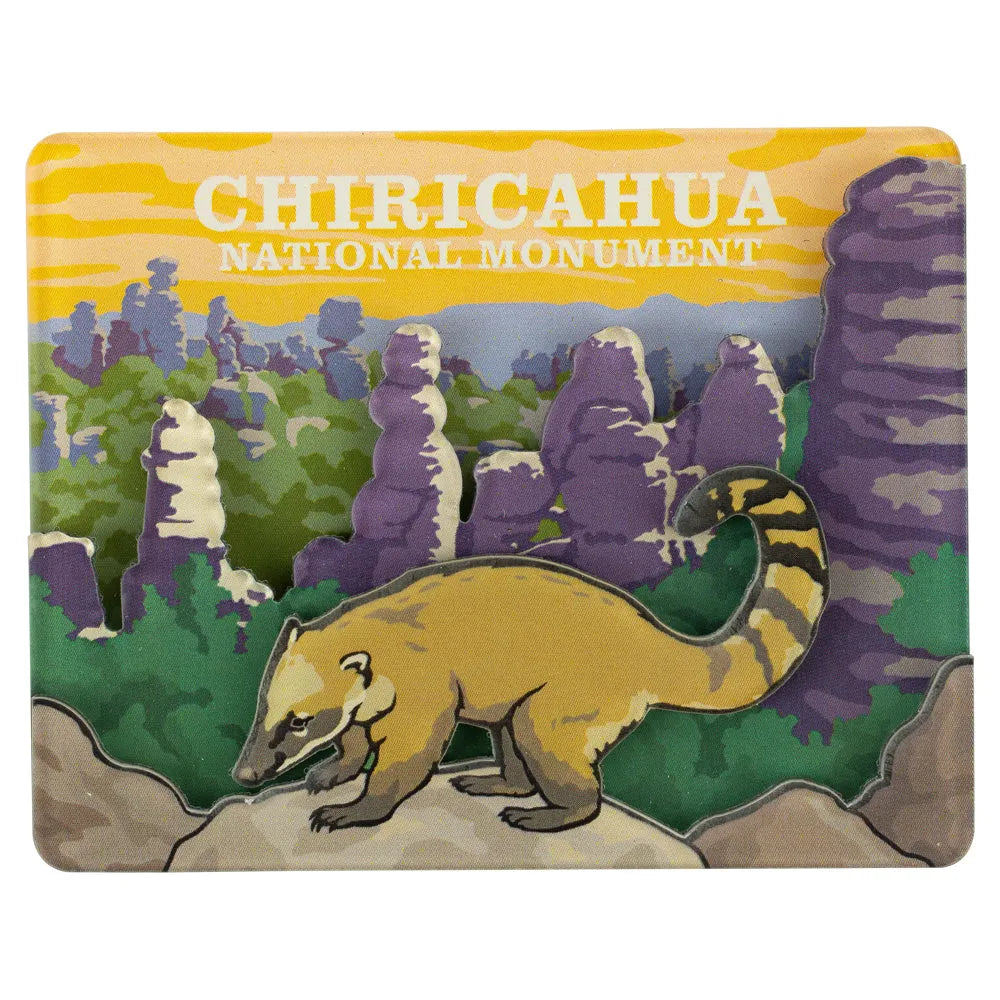 Chiricahua National Monument Magnet - 3-D Coati