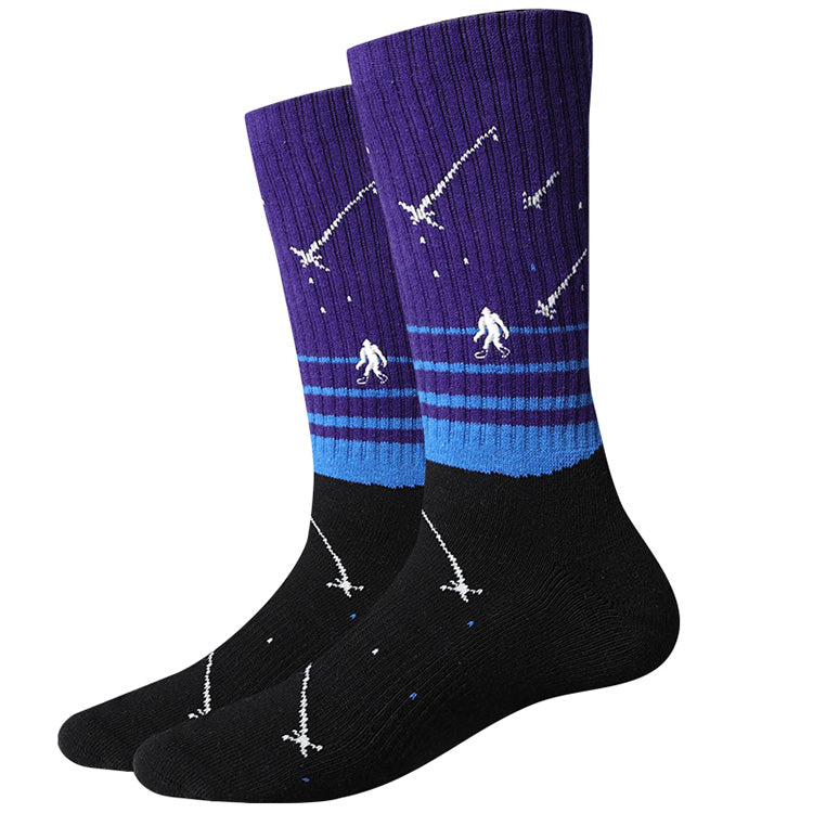 Starry Night Knit Socks