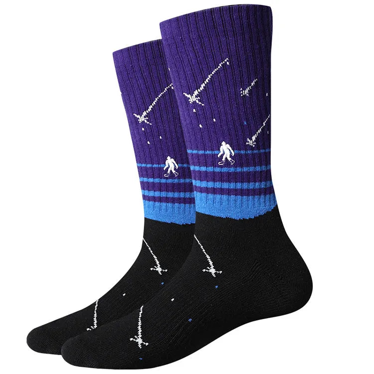 Starry Night Knit Socks