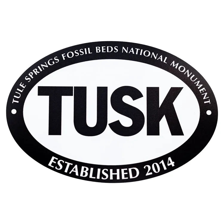 Tule Springs Fossil Beds National Monument Sticker - Euro Oval