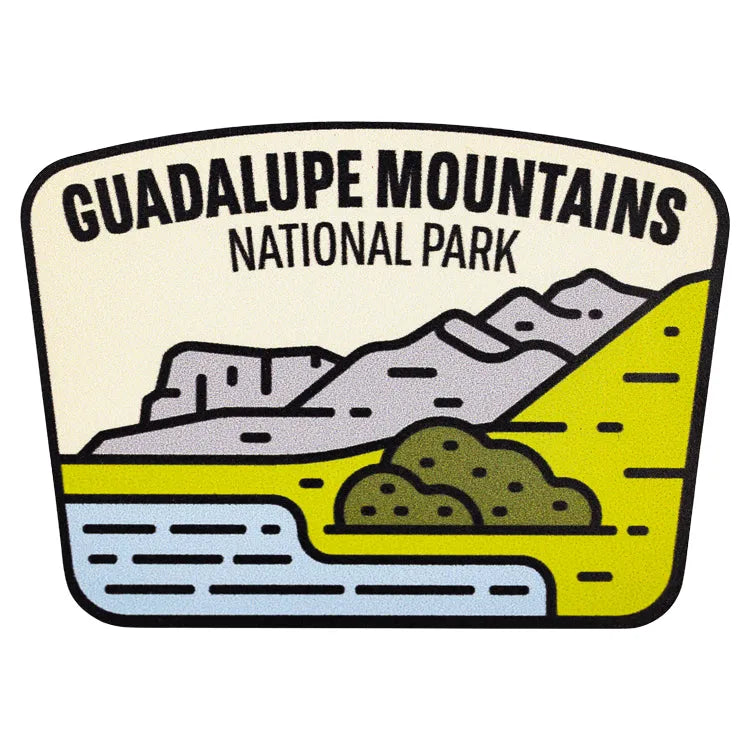 Guadalupe Mountains National Park Sticker - Fell Logo