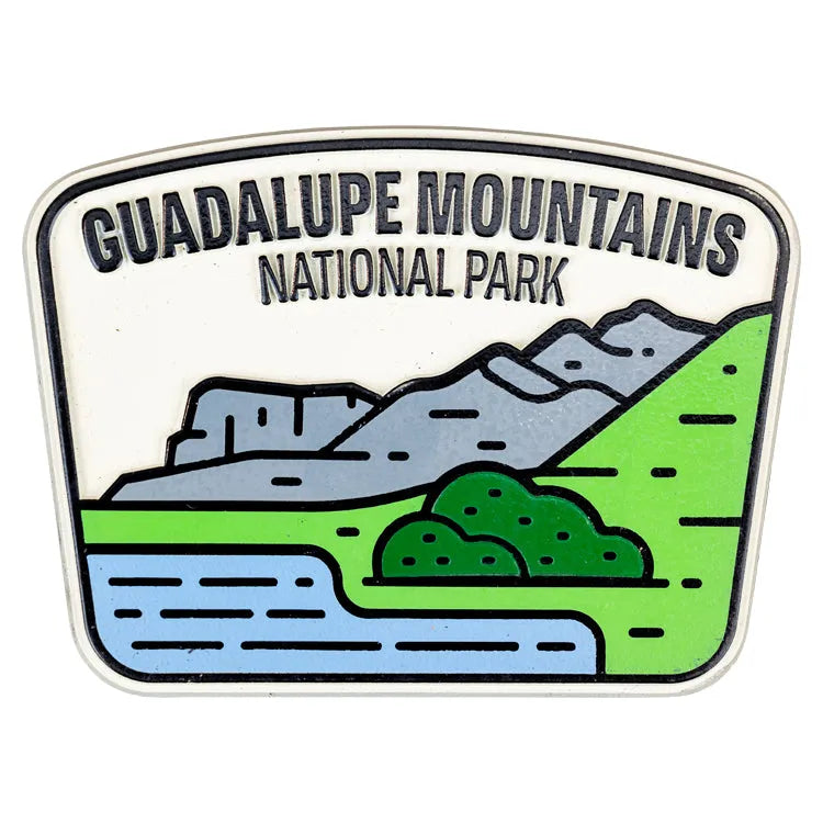 Guadalupe Mountains National Park Flex Magnet - Fell Logo