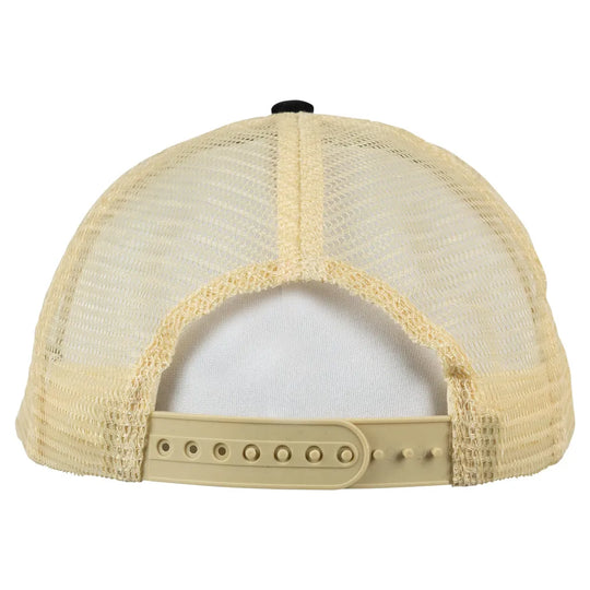 Mesh-back trucker style cap back view