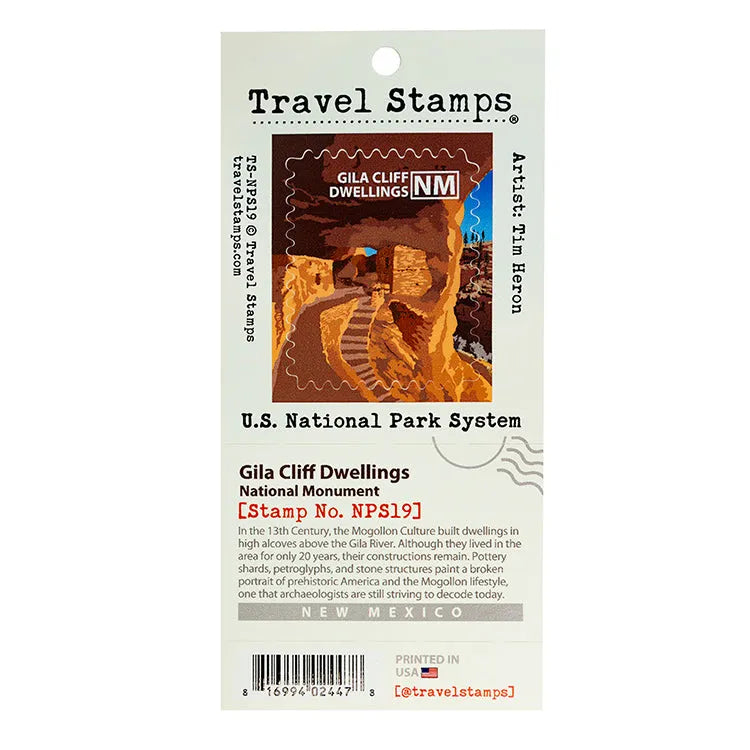 Gila Cliff Dwellings National Monument Travel Stamp