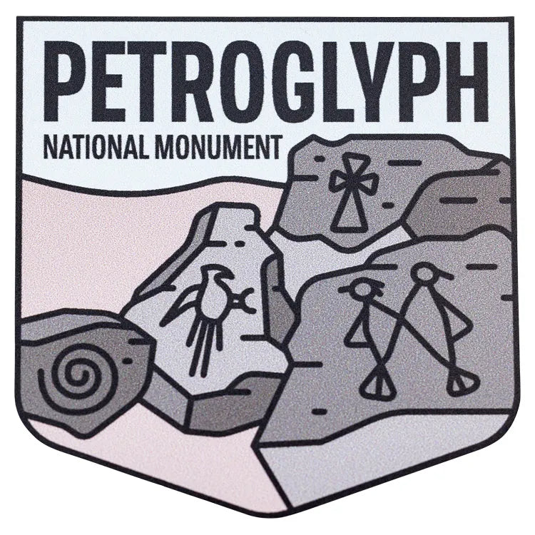 Petroglyph National Monument Sticker - Fell Logo