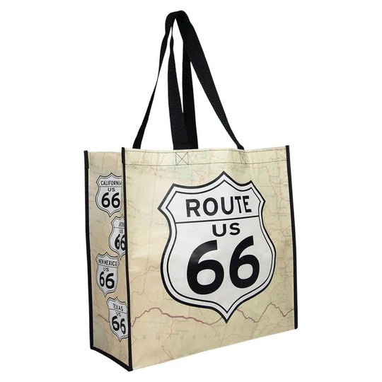 Route 66 Recycled Tote Bag