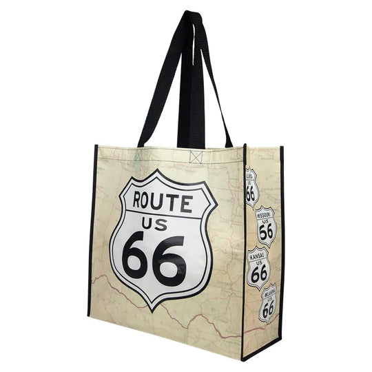 Route 66 Recycled Tote Bag