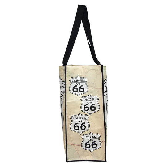Route 66 Recycled Tote Bag