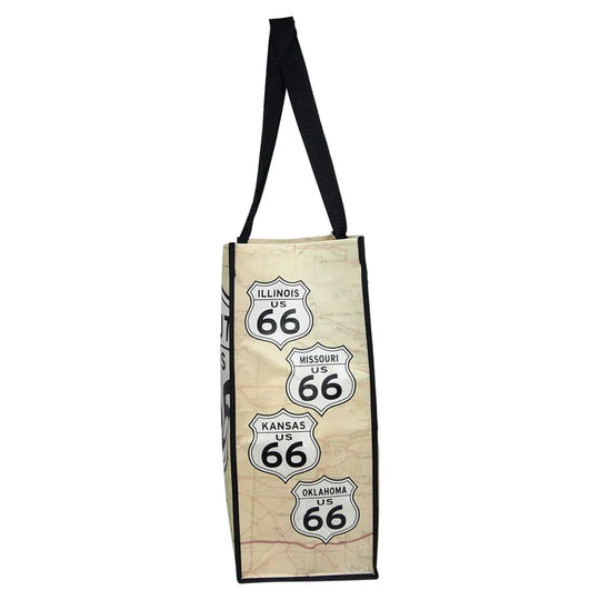 Route 66 Recycled Tote Bag