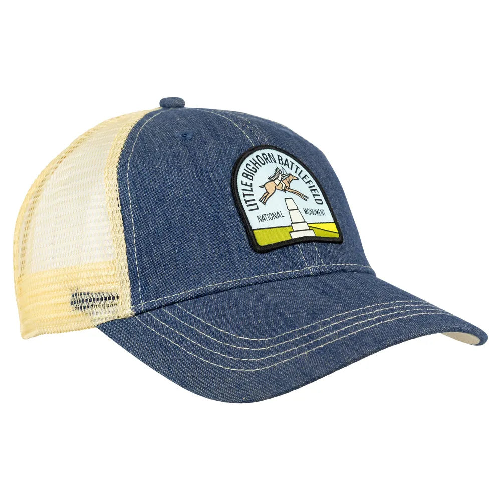 Little Bighorn Battlefield National Monument Mesh-Back Cap - Fell Logo quarter turn left