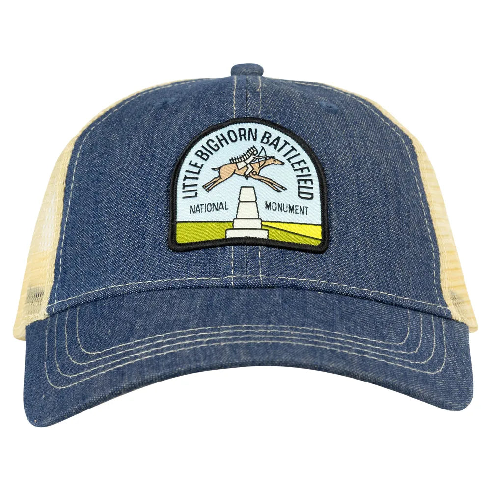Little Bighorn Battlefield National Monument Mesh-Back Cap - Fell Logo front view