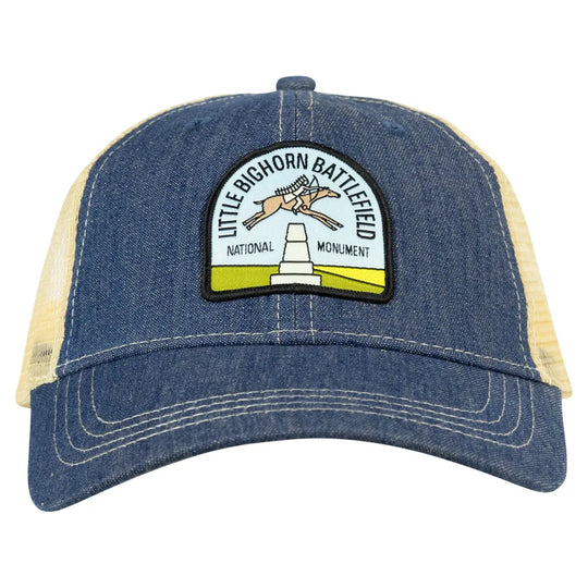 Little Bighorn Battlefield National Monument Mesh-Back Cap - Fell Logo front view