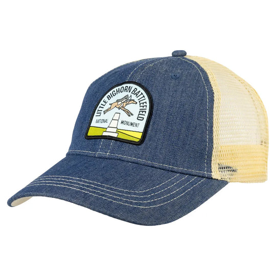 Little Bighorn Battlefield National Monument Mesh-Back Cap - Fell Logo quarter turn right