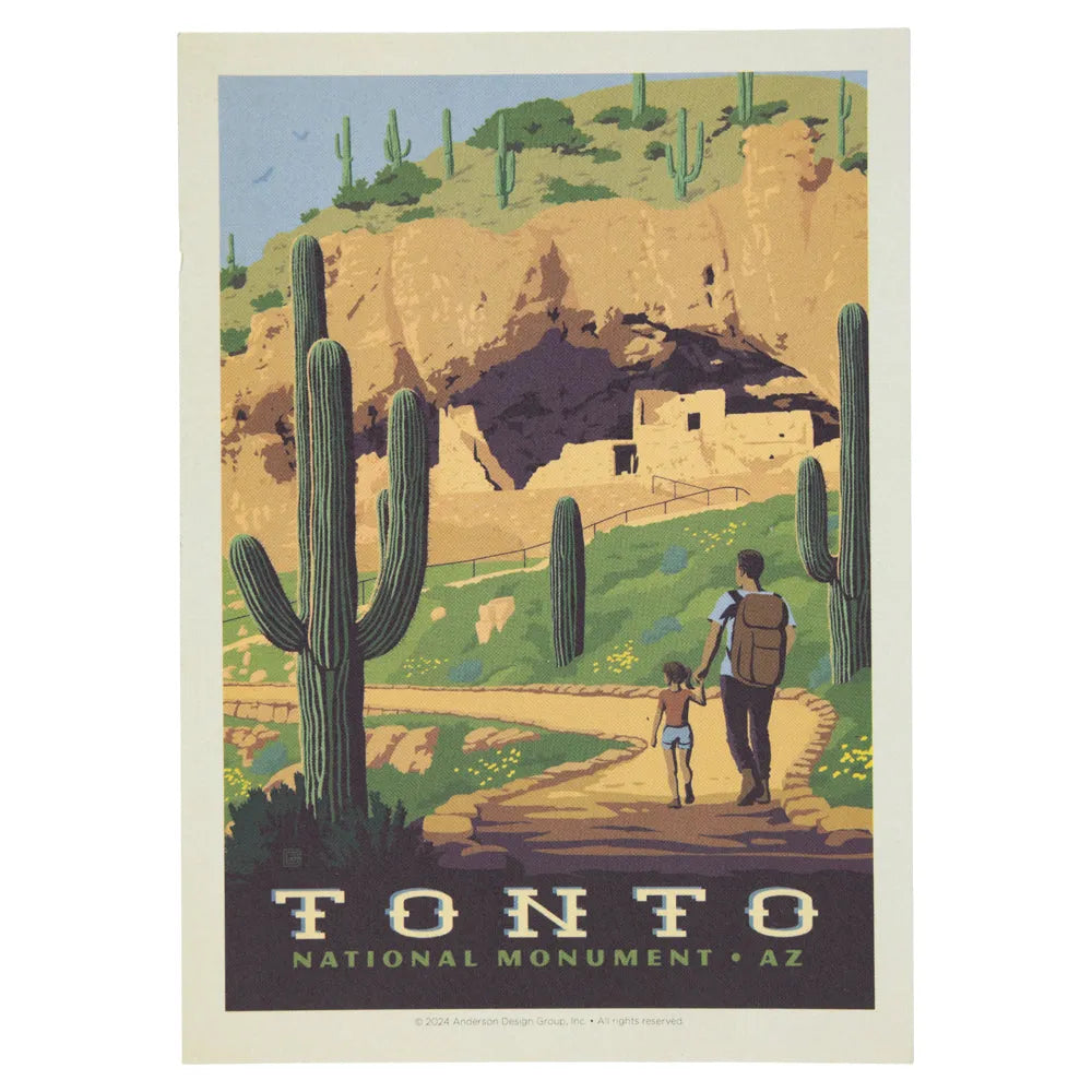 Tonto National Monument Postcard - ADG Graphic