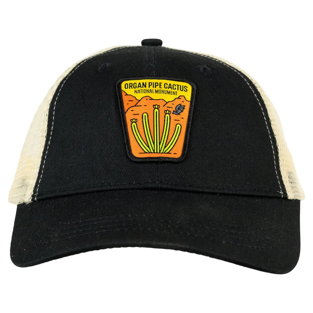 Organ Pipe Cactus National Monument Mesh-Back Cap - Fell Logo front view
