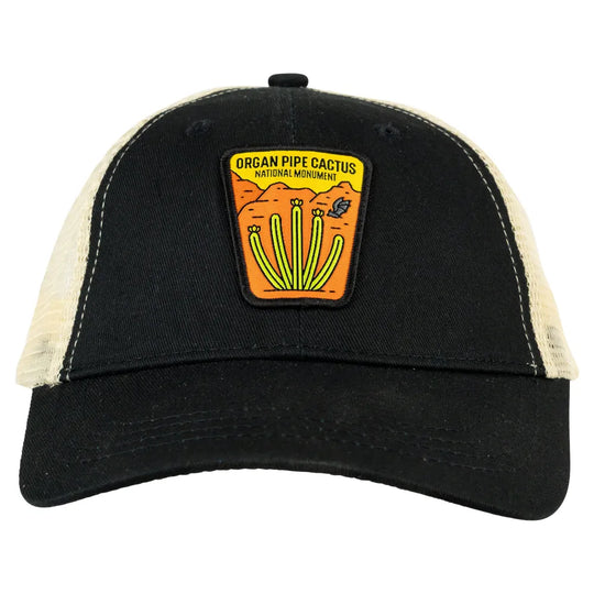 Organ Pipe Cactus National Monument Mesh-Back Cap - Fell Logo front view