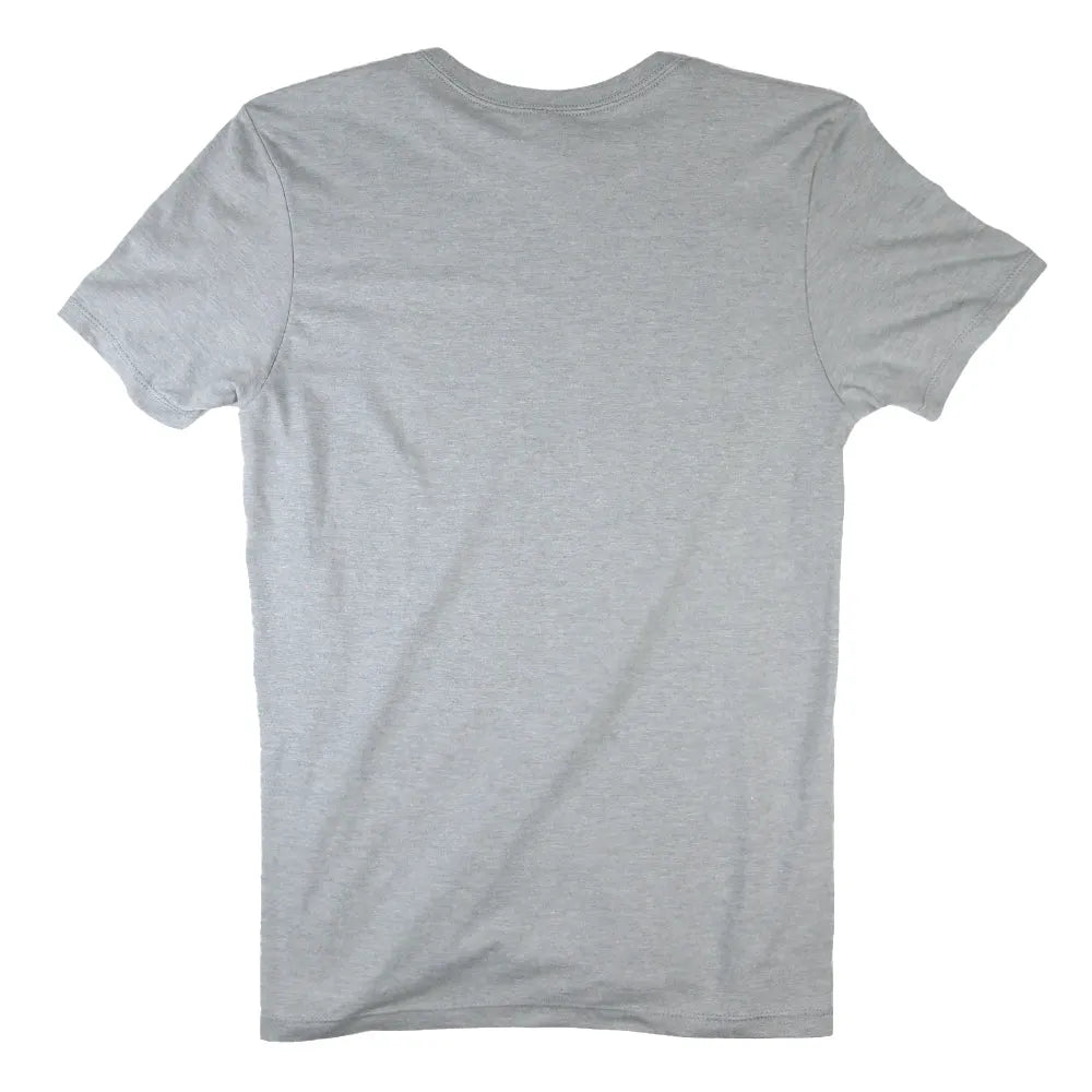 Gray t-shirt on a white background