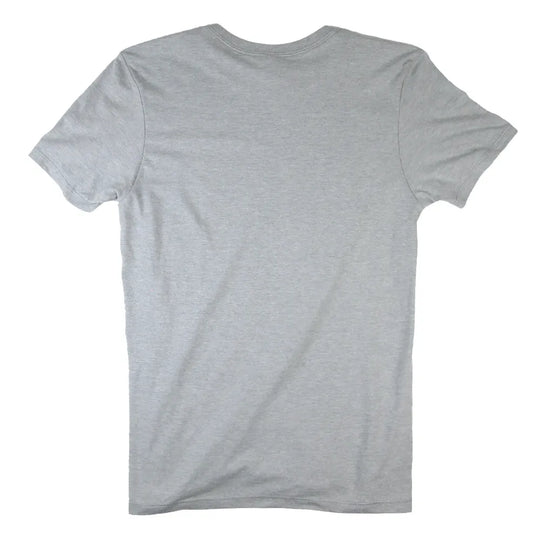 Gray t-shirt on a white background