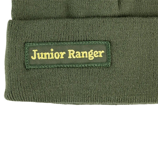 Junior Ranger Youth Beanie Patch Detail