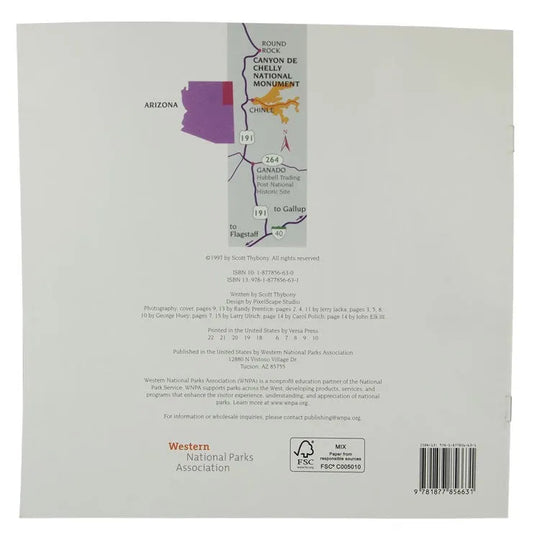 Canyon de Chelly National Monument Book Back Cover