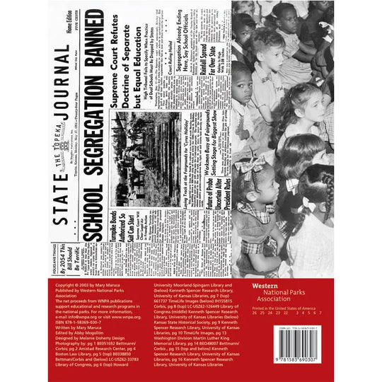 Brown v. Board of Education National Historic Site Book Back Cover