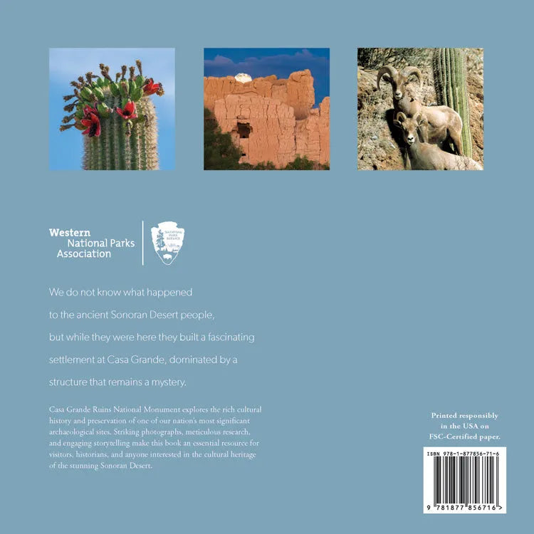 Casa Grande Ruins National Monument Book Back Cover