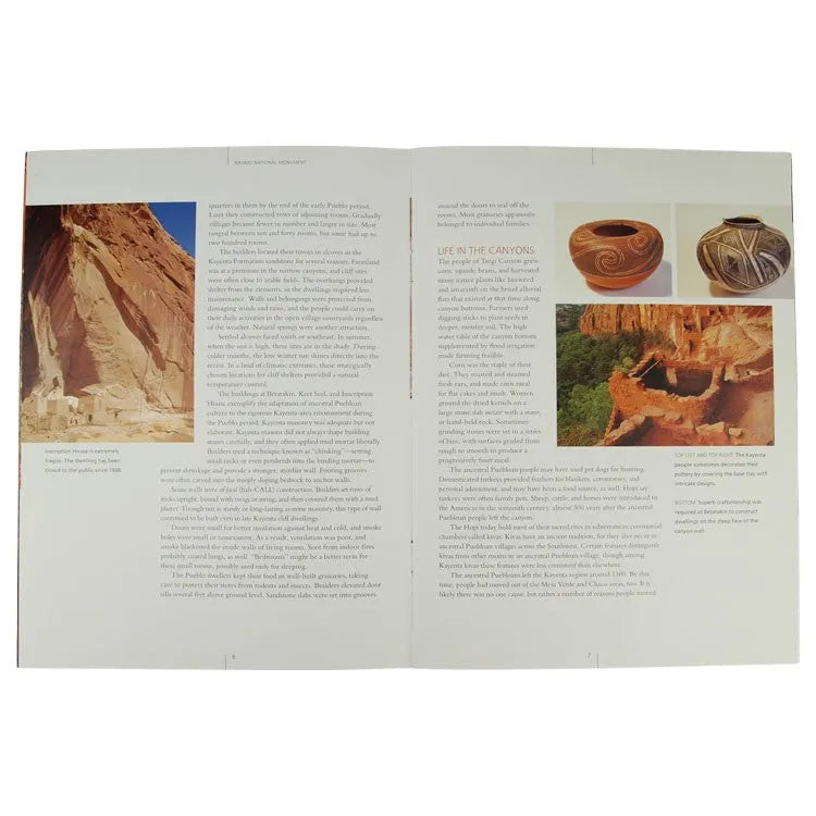 Navajo National Monument Book Interior Pages
