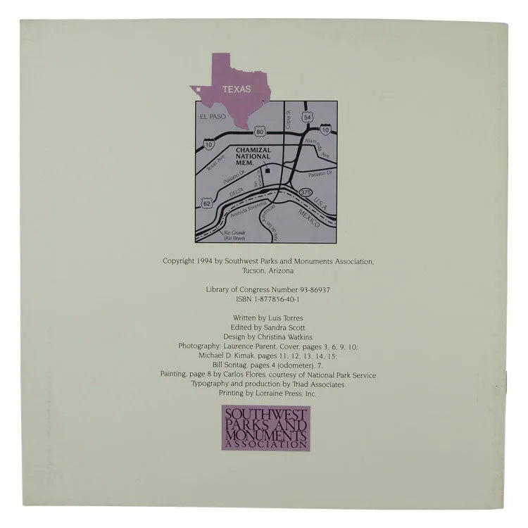 Chamizal National Memorial Book Back Cover