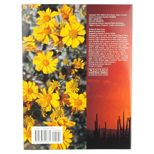 Saguaro National Park Book Back Cover