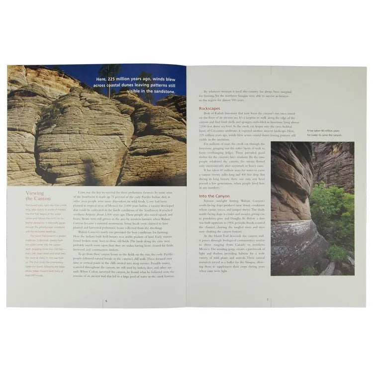 Walnut Canyon National Monument Book Interior Pages