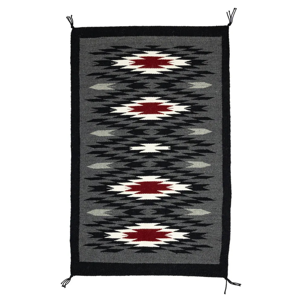 Vallero Star Navajo Rug by Stella Paul on a white background