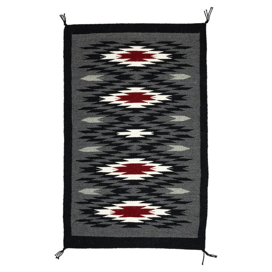 Vallero Star Navajo Rug by Stella Paul on a white background