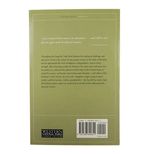 Biography of Lady Bird Johnson Back Cover
