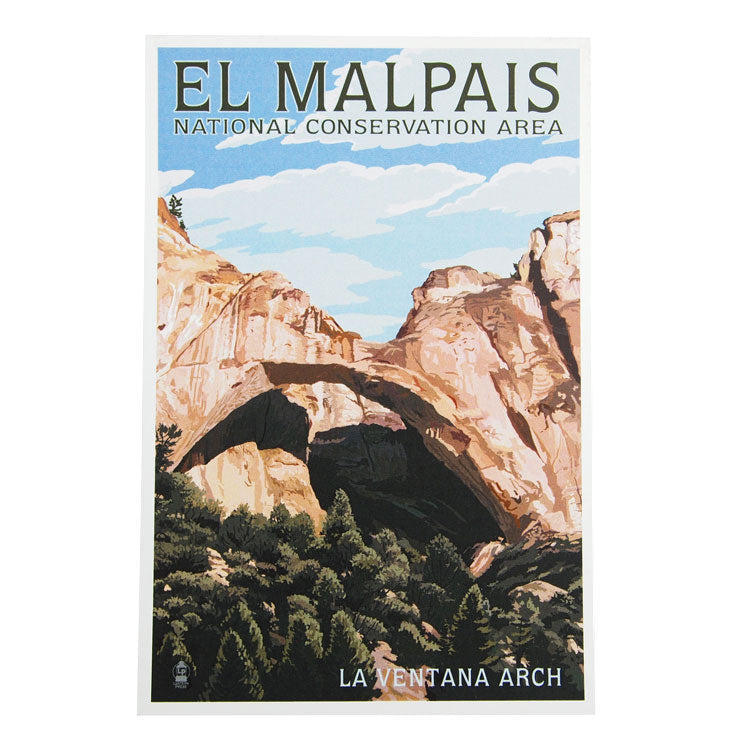 El Malpais National Monument Postcard - La Ventana Arch