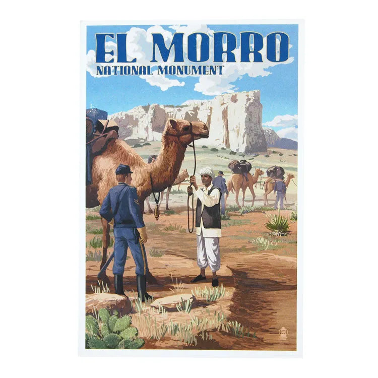 El Morro National Monument Postcard - Camel Corps