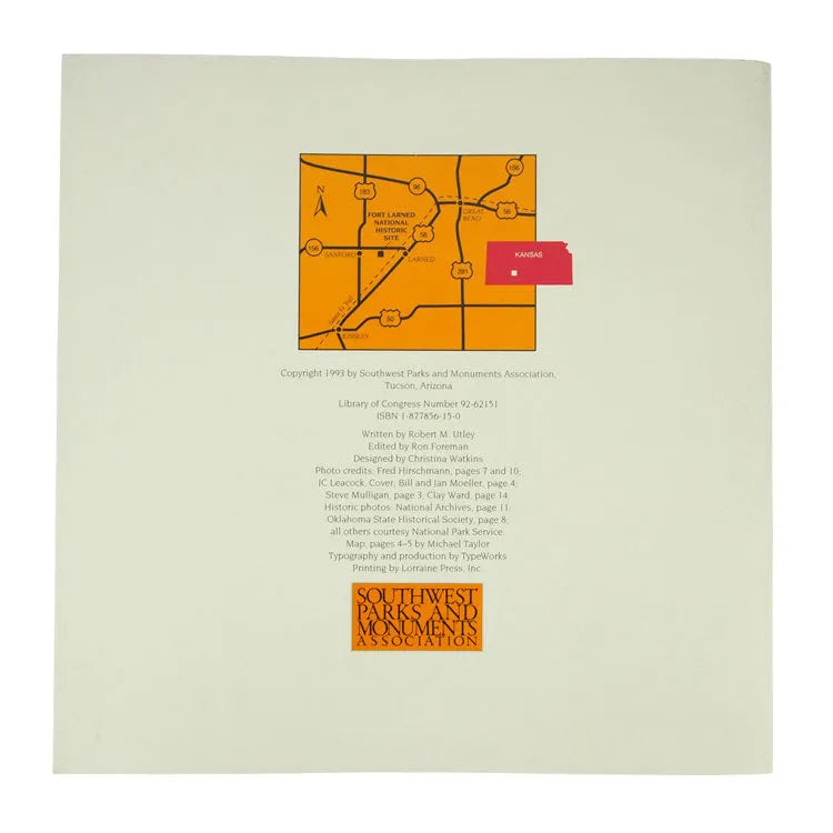 Fort Larned National Hist. Site Book Back Cover