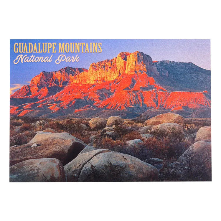 Guadalupe Mountains National Park Postcard - Evening Sun