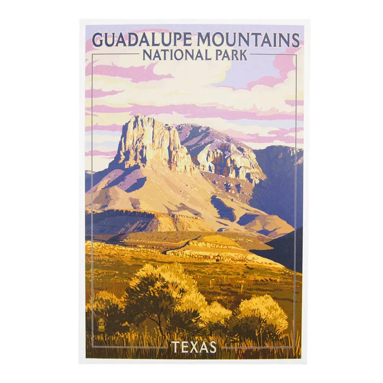 Guadalupe Mountains National Park Postcard - Illustration