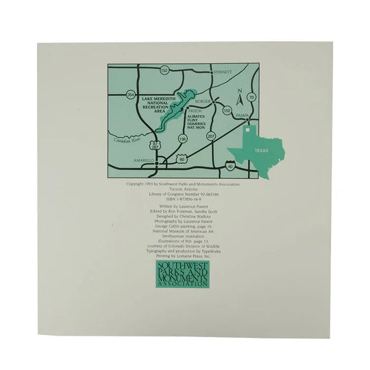 Lake Meredith National Recreation Area Book Back Cover