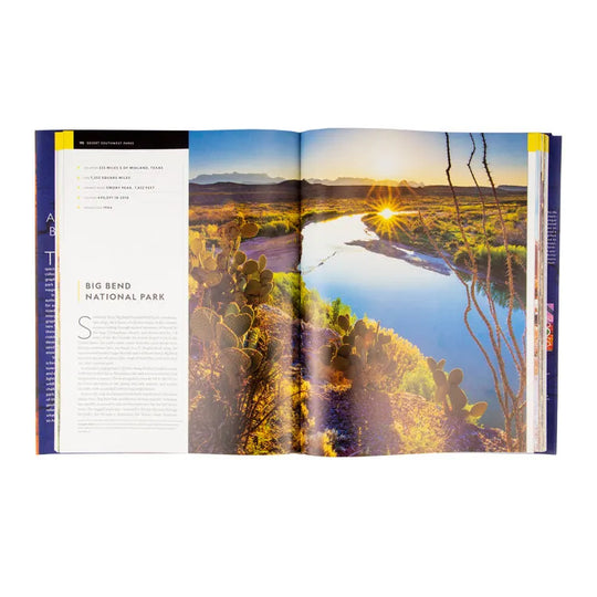 National Geographic Atlas of the National Parks interior pages about Big Bend National Park