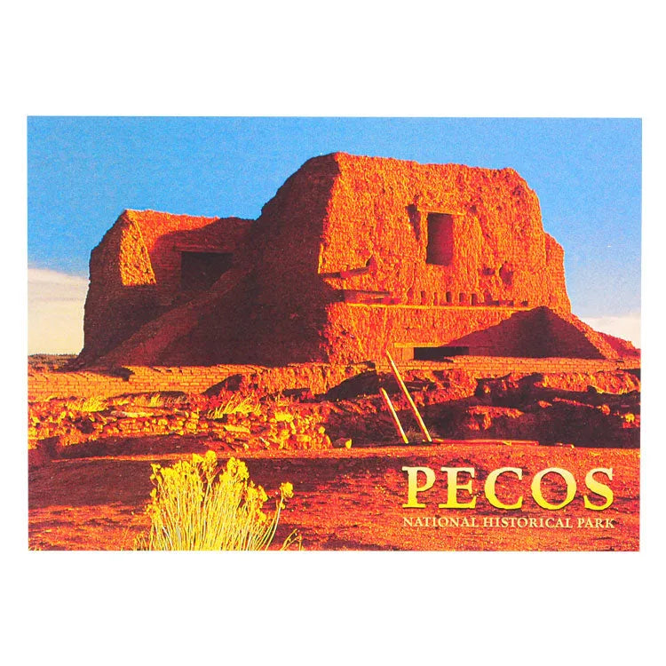 Pecos National Hist. Park Postcard - Mission Photo