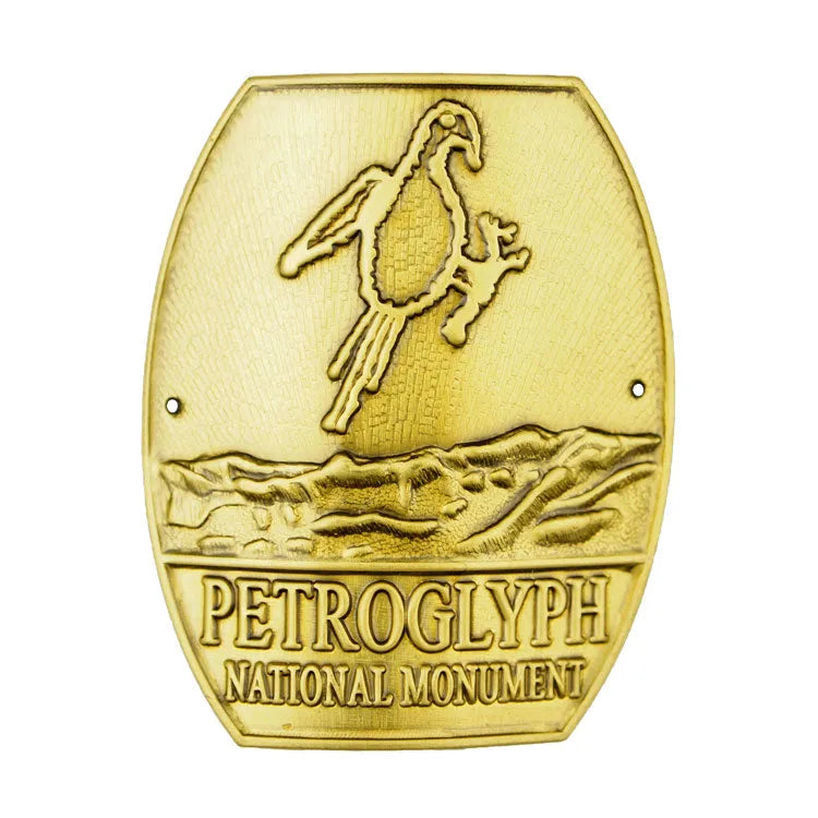 Petroglyph National Monument Hiking Stick Medallion - Logo